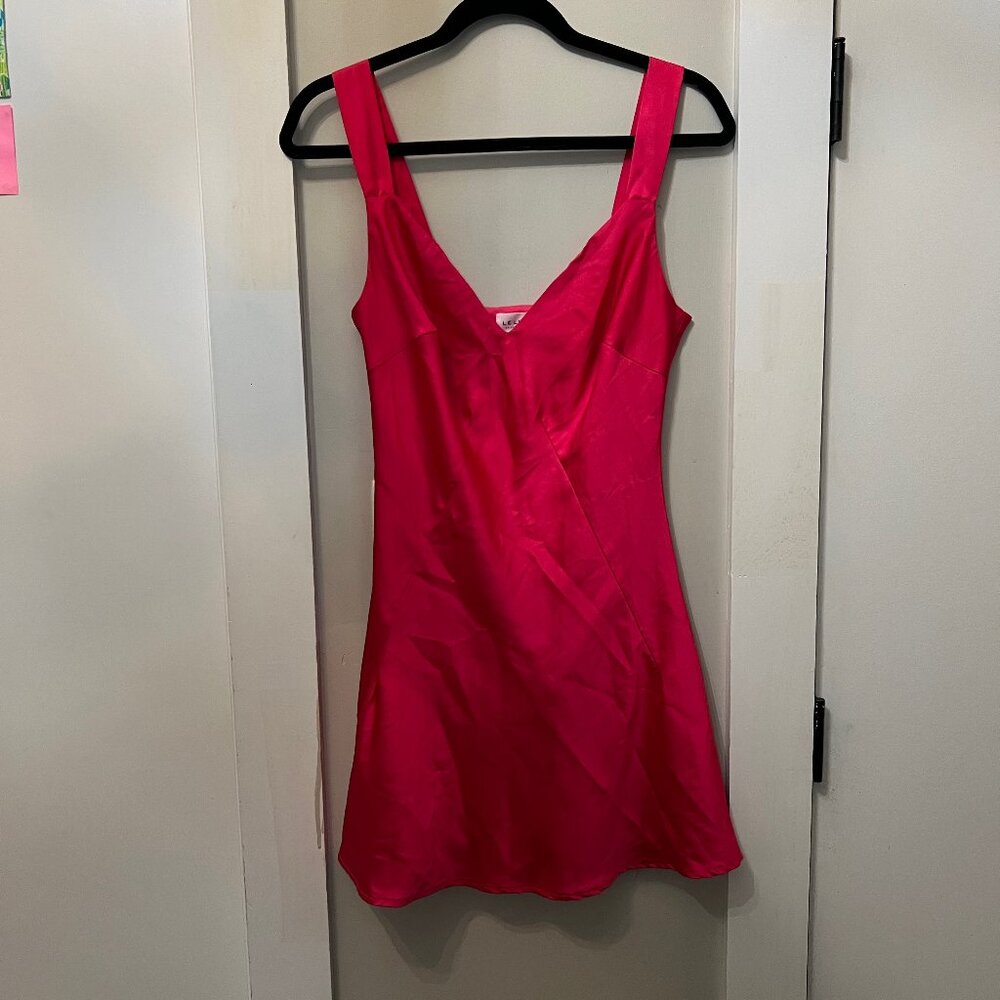 Le Lis Pink Slip Mini Dress, Size Small